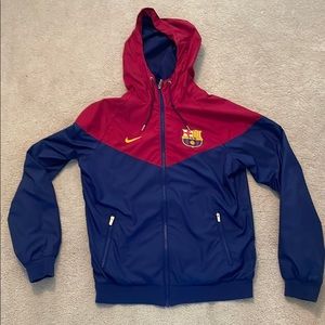Nike FC Barcelona Windbreaker Mens small